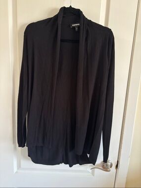 Express Lightweight Shawl Collar Open-Front Cardigan